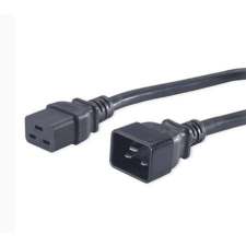 PremiumCord KPSA015 tápkábel Fekete 1,5 M IEC C20 IEC C19 kábel és adapter
