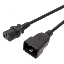 PremiumCord KPSB1 250V Hálózati tápkábel 1m - Fekete (KPSB1) kábel és adapter