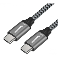 PremiumCord KU31CT1 USB-C apa 3.2 Adat és töltő kábel - Szürke (1m) (KU31CT1) kábel és adapter