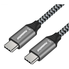 PremiumCord KU31CT2 USB-C apa 3.2 Adat és töltő kábel - Szürke (2m) kábel és adapter