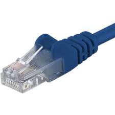 PremiumCord Patch kabel UTP Cat6 50cm modra hálózati kábel Kék 0,5 M U/UTP (UTP) kábel és adapter