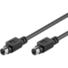 PremiumCord S-Video Összekötő Fekete 3m kjs-3 (kjs-3)