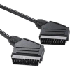 PremiumCord SCART Összekötő Fekete 1m kjss-1 (kjss-1)