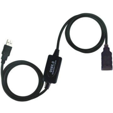 PremiumCord USB 2.0 repeater 10 m-es hosszabbító kábel és adapter