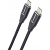 PremiumCord USB 2.0 Type C Összekötő Fekete-Szürke 2m ku31cv2 (ku31cv2)