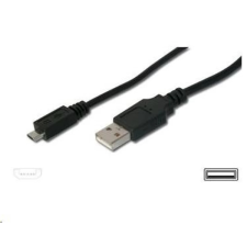 PremiumCord USB Micro USB Átalakító Fekete 1m ku2m1f kábel és adapter