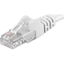 PremiumCord UTP CAT5E Összekötő Fehér 10m sputp100W (sputp100W) kábel és adapter