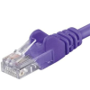 PremiumCord UTP CAT6 Összekötő Lila 25cm sp6utp002V