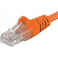 PremiumCord UTP CAT6 Összekötő Narancssárga 25cm sp6utp002E (sp6utp002E) kábel és adapter