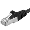 PremiumCord UTP CAT6A Összekötő Fekete 7m sp6asftp070C