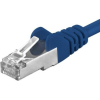 PremiumCord UTP CAT6A Összekötő Kék 1m sp6asftp010B (sp6asftp010B)