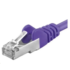 PremiumCord UTP CAT6A Összekötő Lila 1.5m sp6asftp015V kábel és adapter
