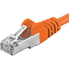 PremiumCord UTP CAT6A Összekötő Narancssárga 2m sp6asftp020E (sp6asftp020E) kábel és adapter