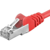 PremiumCord UTP CAT6A Összekötő Piros 5m sp6asftp050R (sp6asftp050R)