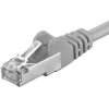 PremiumCord UTP CAT6A Összekötő Szürke 25cm sp6asftp002