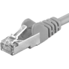 PremiumCord UTP CAT6A Összekötő Szürke 25cm sp6asftp002 (sp6asftp002)