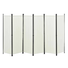 PremiumD Spanyolfal, térelválasztó paraván 6 darab panel 300x171 cm bézs színben bútor