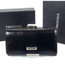 Prestige fekete, két oldalas bőr női pénztárca-keretes PR55020 pénztárca