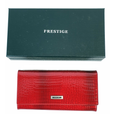 Prestige piros krokkó lakk bőr, női hosszú belső keretes pénztárca PRL72032 pénztárca