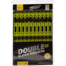 Preston DOUBLE SLIDER WINDERS 13cm YELLOW horgászkiegészítő