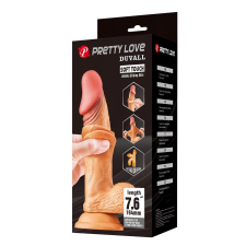 Pretty Love Duvall 7,6&quot; Dildo Flesh – dildó műpénisz, dildó
