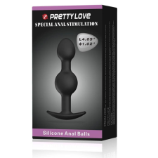Pretty Love Heavy Balls Silicone Butt Plug 2 szexjáték