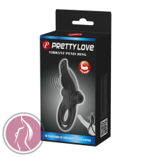 Pretty Love Vibrant Penis Ring Black péniszgyűrű