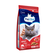  PreVital Adult száraz macskatáp - marha 8 kg macskaeledel