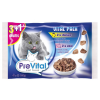 PreVital Alutasakos Macskaeledel 4X 100G ( 2db Csirke, 2db Borjú)