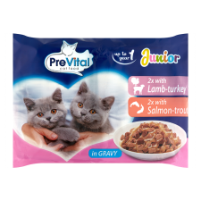 PreVital junior alutasakos macskaeledel 4x100g macskaeledel