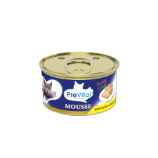 PreVital Mousse Chicken - pástétom csirkével felnőtt macskák számára  85 g macskaeledel