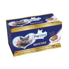 PreVital PreVital Nedves Macskaeledel Mousse vegyes felnőtt 4x85g - 340g macskaeledel