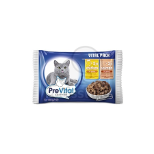 PreVital PreVital Vital Pack csirkével, lazaccal 4 x 100 g macskaeledel