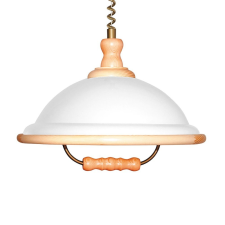 Prezent ACRYL WOOD függeszték E27/60W Ø40cm világos fa/fehér 73006W50 világítás