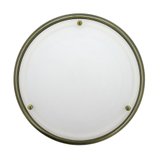 Prezent Neptun bronz-fehér vízvédett mennyezeti lámpa (PRE-425) E27 1 izzós IP44 világítás
