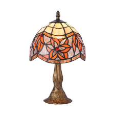 Prezent Tiffany színes Tiffany asztali lámpa (PRE-233) E14 1 izzós IP20 világítás