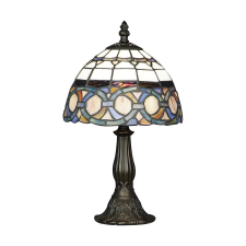 Prezent Tiffany színes Tiffany asztali lámpa (PRE-81) E14 1 izzós IP20 világítás