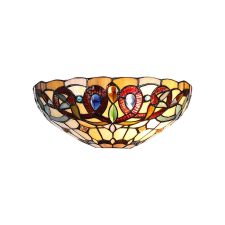 Prezent Tiffany színes Tiffany fali lámpa (PRE-1707) E27 1 izzós IP20 világítás