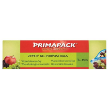 PRIMAPACK Zipper® multifunkciós, 1 l, 15 darab papírárú, csomagoló és tárolóeszköz