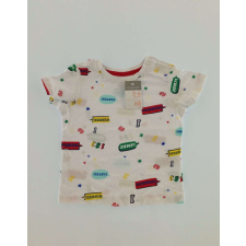 Primark Primark mintás fehér baba póló - 68 babapóló, ing