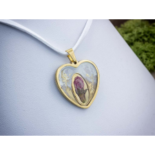  Primavera szív műgyanta nyaklánc nyaklánc