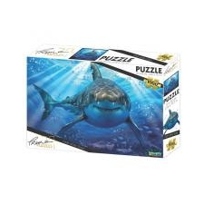 Prime 3D Nagy fehér cápa puzzle, 1000 darabos puzzle, kirakós