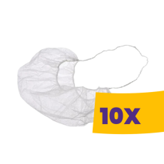 Prime Source Eldobható szakállvédő PP Fehér 100db-os (Karton - 10 csomag)