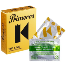 Primeros King Size extranagy méretű óvszer, 3 db óvszer