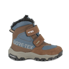 Primigi Gore-Tex bélelt vízálló kisfiú bakancs világoskék-barna gyerek csizma, bakancs