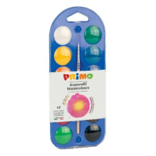 Primo Vízfesték PRIMO 25 mm ecsettel 12 színű kréta, festék és papír