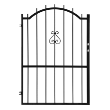 PRIMORA Mira Kiskapu bal íves fekete 1 m x 1,5 m kerti bútor