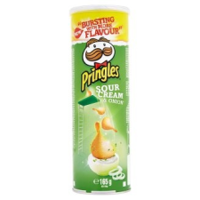 Pringles hagymás-tejfölös ízesítésű snack 165 g alapvető élelmiszer