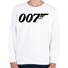 PRINTFASHION 007 logo - Gyerek pulóver - Fehér
