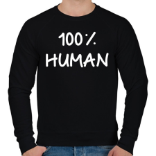 PRINTFASHION 100% ember - Férfi pulóver - Fekete férfi pulóver, kardigán